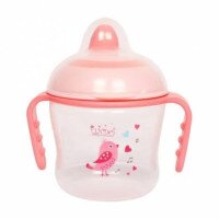 Поилка-непроливайка с ручками Lindo LI 710 Розовый