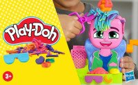 Набір для творчості з пластиліном &quot;Зачіски&quot; Play-Doh F8807  Фото №1