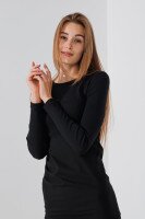 Сукня однотонна жіноча Karol 5145 L Чорний (2000990319081D)  Фото №1