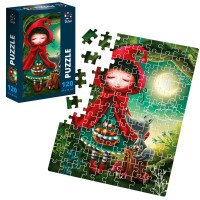 Пазл &quot;A girl and the wolf&quot; De.tail Vladi Toys DT100-11 (5903858961866)  Фото №0