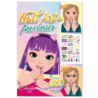 Купити Книга з наліпками "Nail Art & Accesories" Апельсин РМ-76-04 Артикул: 9786178275136 Фото мініатюра № 1