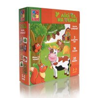 Игра настольная &quot;В лесу и на ферме&quot; VT1804-46 (укр) (4820234762132)