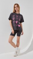 Велотреки однотонные для девочки LAWA GBC02339 140 см Графитовый  Фото №0
