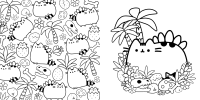 Книга &quot;Розмальовка Pusheen&quot; Артбукс 2033 Різнокольоровий  Фото №1