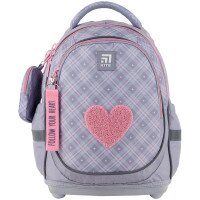 Рюкзак початкова школа для дівчинки KITE K24-724S-1 Сірий (4063276124265A)(SC)  Фото №1