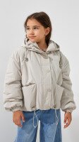 Куртка для дівчинки Dinomin HL213 116 см Сірий
