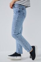Джинсы Mom Fit женские 3940 baza 32 Синий (2000990305091D)  Фото №1