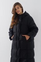 Куртка зимова жіноча Пух 65 One Size Чорний (2000990131096W)  Фото №2