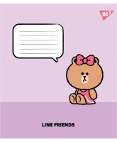 Зошит учнівський &quot;Line Friends Stylish&quot; YES 767647 12 аркушів  Фото №3