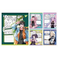 Зошит учнівський &quot;Anime teenagers&quot; YES 767981 18 арк. Різнокольоровий