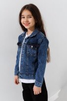 Куртка джинсовая для девочки Pitiki 99722 98 см Синий  Фото №1