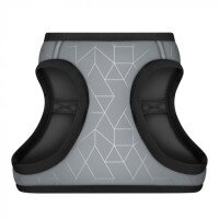 Шлея для собак WAUDOG мягкая с QR паспортом, светоотражающая, S1, в. 40-45 см, с. 29-31 см (4823089339214)  Фото №0