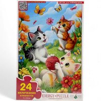 Игра-пазл &quot;Игривые котята&quot; 8243 24 элемента