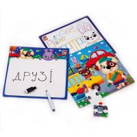 Игра настольная &quot;Набор 4в1 Транспорт&quot; Vladi Toys VT2002-06 (4820234763665)  Фото №1