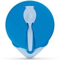 Мисочка BABOO 9-029 від 6 місяців з кришкою та ложечкою Синя (5057778090295)