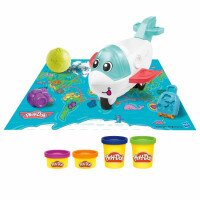 Набор для творчества с пластилином &quot;Самолет-исследователь&quot; Play-Doh F8804  Фото №0
