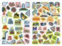 Книга &quot;Атлас чудес света с многократными наклейками&quot; 0537 (9789669870537)  Фото №0