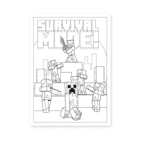 Купить Раскраска "Minecraft" YES 742915 12 л. Разноцветный Артикул: 4823091915093 Миниатюра фотографии № 2