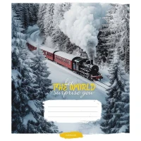 Зошит учнівський &quot;Let the world surprise you&quot; Школярик 060-3448L 60 арк. Різнокольоровий  Фото №1