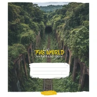 Зошит учнівський &quot;Let the world surprise you&quot; Школярик 060-3448L 60 арк. Різнокольоровий  Фото №2