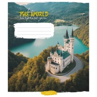 Зошит учнівський &quot;Let the world surprise you&quot; Школярик 060-3448L 60 арк. Різнокольоровий  Фото №3