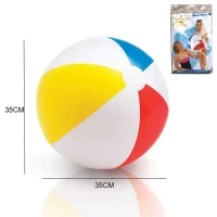 Купить Мяч надувной пляжный Intex 59020 51см. Разноцветный Артикул: 6941057450209 Миниатюра фотографии № 1