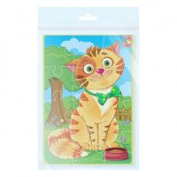 М&#039;які пазли А5 &quot;Кіт&quot; Vladi Toys VT1103-91 (4820234764426)  Фото №0
