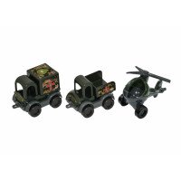 Набір авто Тигрес &quot;Kid cars&quot; військовий 3 шт. 39998 (4820159399987)  Фото №0