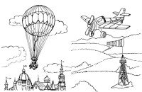 Велика книга розмальовок : Транспорт Ранок С1736001У (9789667511227)  Фото №2