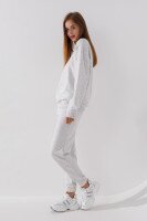 Штани спортивні жіночі On me Onme-03 baza XS Сірий (2000990035813D)  Фото №1