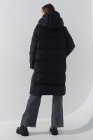 Куртка зимова жіноча Пух 65 One Size Чорний (2000990131096W)  Фото №3