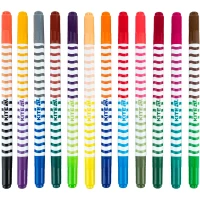 Фломастери двосторонні Creative Kite K-1151 12 шт. 24 кольори  Фото №0