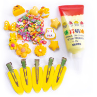 Купити Набір для творчості Vladi Toys "Клей з кабашонами. Заколки жовті" VT4600-02 Різнокольоровий Артикул: 4820234767731 Фото мініатюра № 2