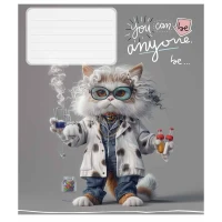 Тетрадь ученическая &quot;You can be anyone&quot; Школярик 012-3436K 12 л. Разноцветный  Фото №0