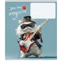 Тетрадь ученическая &quot;You can be anyone&quot; Школярик 012-3436K 12 л. Разноцветный  Фото №1