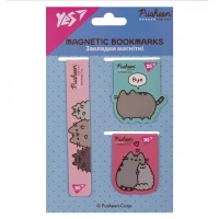 Закладка-магніт &quot;Pusheen&quot; Yes 708350 3 шт. Різнокольоровий  Фото №0