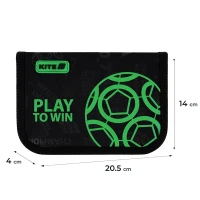 Пенал без наполнения Play&amp;Win Kite K25-621-2 Разноцветный  Фото №4