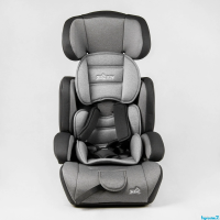 Автокрісло універсальне дитяче з бустером JOY 55890 9-36 Сірий  Фото №1