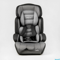 Автокрісло універсальне дитяче з бустером JOY 55890 9-36 Сірий  Фото №0