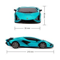 Автомобиль KS DRIVE на р/у – LAMBORGHINI SIAN (1:24, 2.4Ghz) 124GLSB Синий (6900007341400)  Фото №5