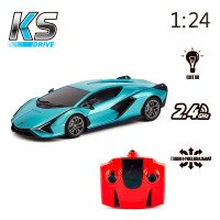 Автомобиль KS DRIVE на р/у – LAMBORGHINI SIAN (1:24, 2.4Ghz) 124GLSB Синий (6900007341400)  Фото №6