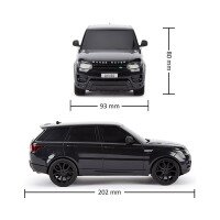 Автомобиль KS DRIVE на р/у – LAND ROVER RANGE ROVER SPORT (1:24, 2.4Ghz) 124GRRB Черный (6900007341431)  Фото №4
