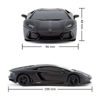 Автомобіль LAMBORGHINI AVENTADOR LP 700-4 KS Drive 124GLBB Чорний  Фото №3