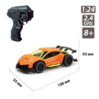 Автомобиль SPEED RACING DRIFT с р/у – BITTER SL – 291RHO Оранжевый (6900007298384)  Фото №9