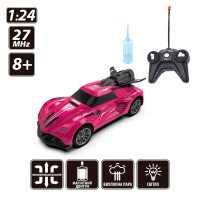 Автомобиль Spray Car на ручному керуванні KS Drive SL-354RHP Рожевий (6900007362672)  Фото №0