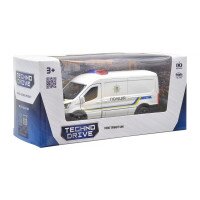 Автомодель Ford Transit Van Поліція TechnoDrive 250343U Білий (4895065079391)  Фото №9