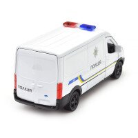 Автомодель Ford Transit Van Поліція TechnoDrive 250343U Білий (4895065079391)  Фото №2
