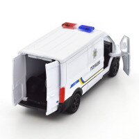 Автомодель Ford Transit Van Поліція TechnoDrive 250343U Білий (4895065079391)  Фото №6