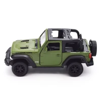 Автомодель Jeep Wrangler Rubicon 2021 TechnoDrive 250339U Зелений (4895065079452)  Фото №0