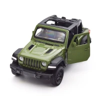 Автомодель Jeep Wrangler Rubicon 2021 TechnoDrive 250339U Зелений (4895065079452)  Фото №5
